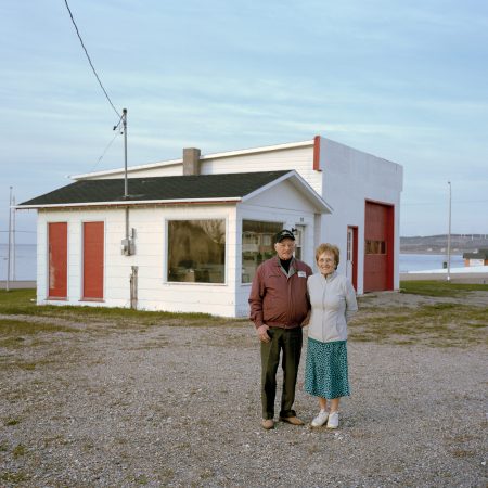 Gaetan et son épouse à l'ancien Texaco
