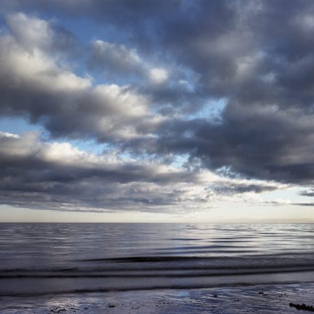 La mer et les nuages à Cap Chat