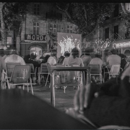 Projection sur la grande place