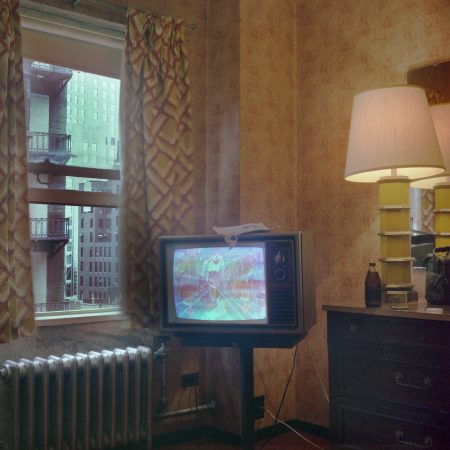 Téléviseur et chambre d'hôtel New Tork