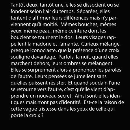 Texte les jumelles